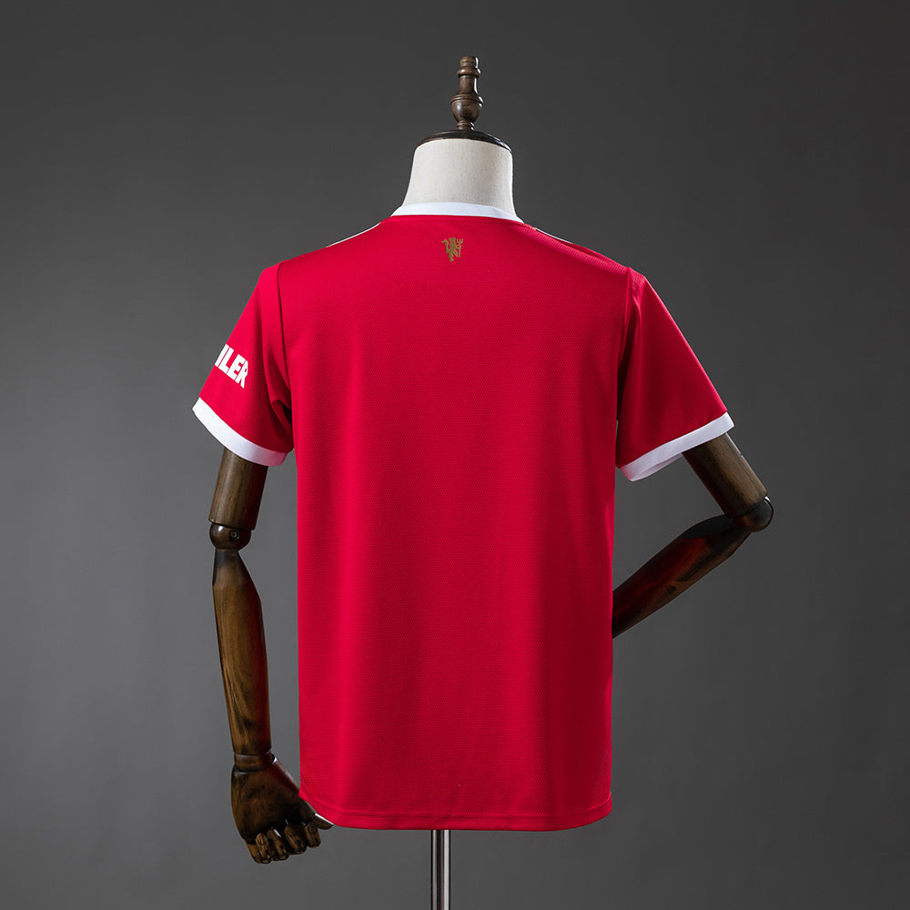Manchester United Home Jersey 2021-22 Retro Football Kit Soccer Shirt