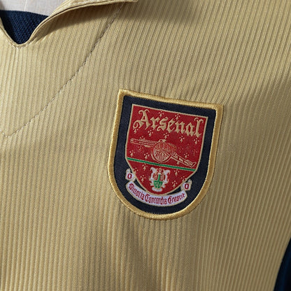Arsenal Jersey 2001-02 Away Retro Football Kit Long Sleeves