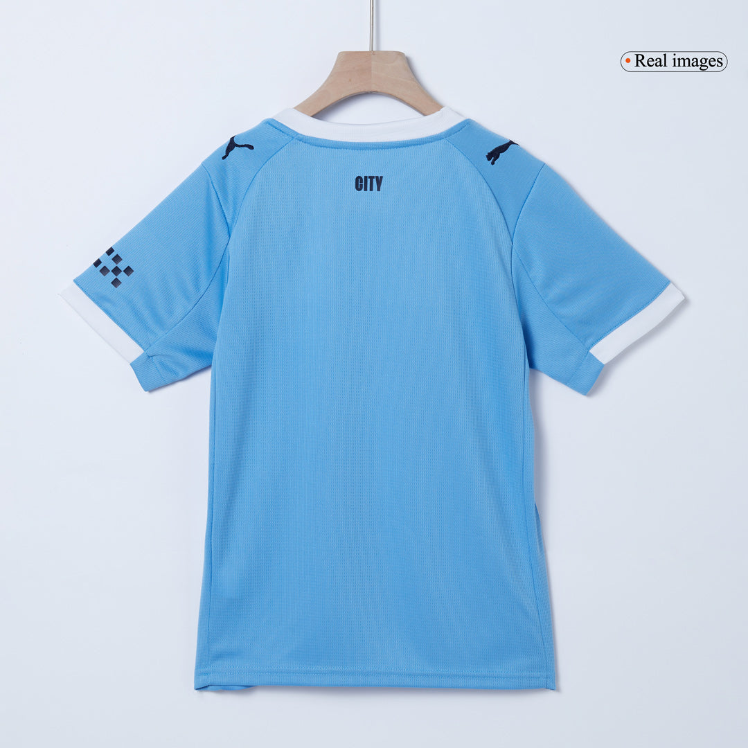Kids Manchester City Home Kit 2025/26