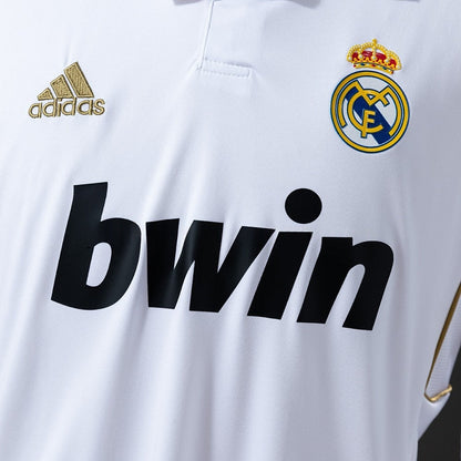 Real Madrid Jersey 2011-12 Home Retro Football Kit Long Sleeves