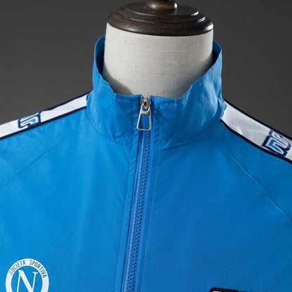 Napoli Windbreaker 1988-1989 Blue Football Soccer Jacket