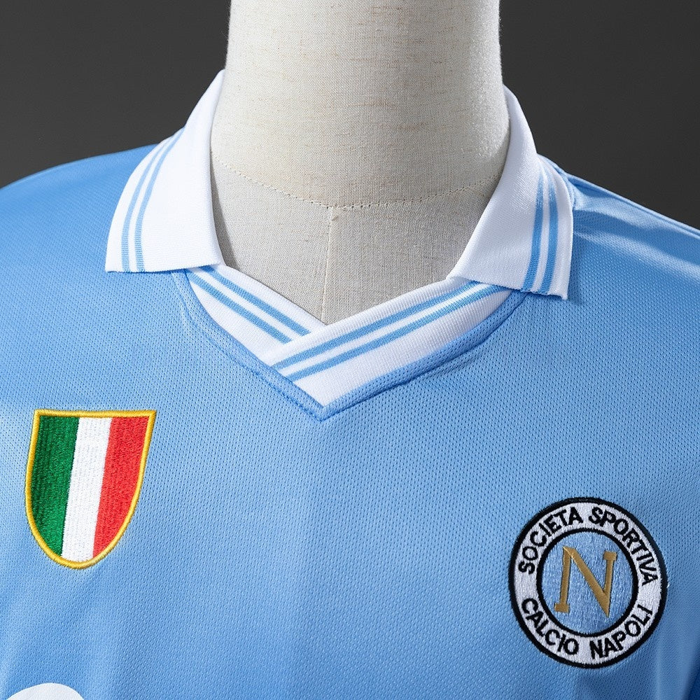 Napoli Jersey 1986-87 Home Retro Football Kit