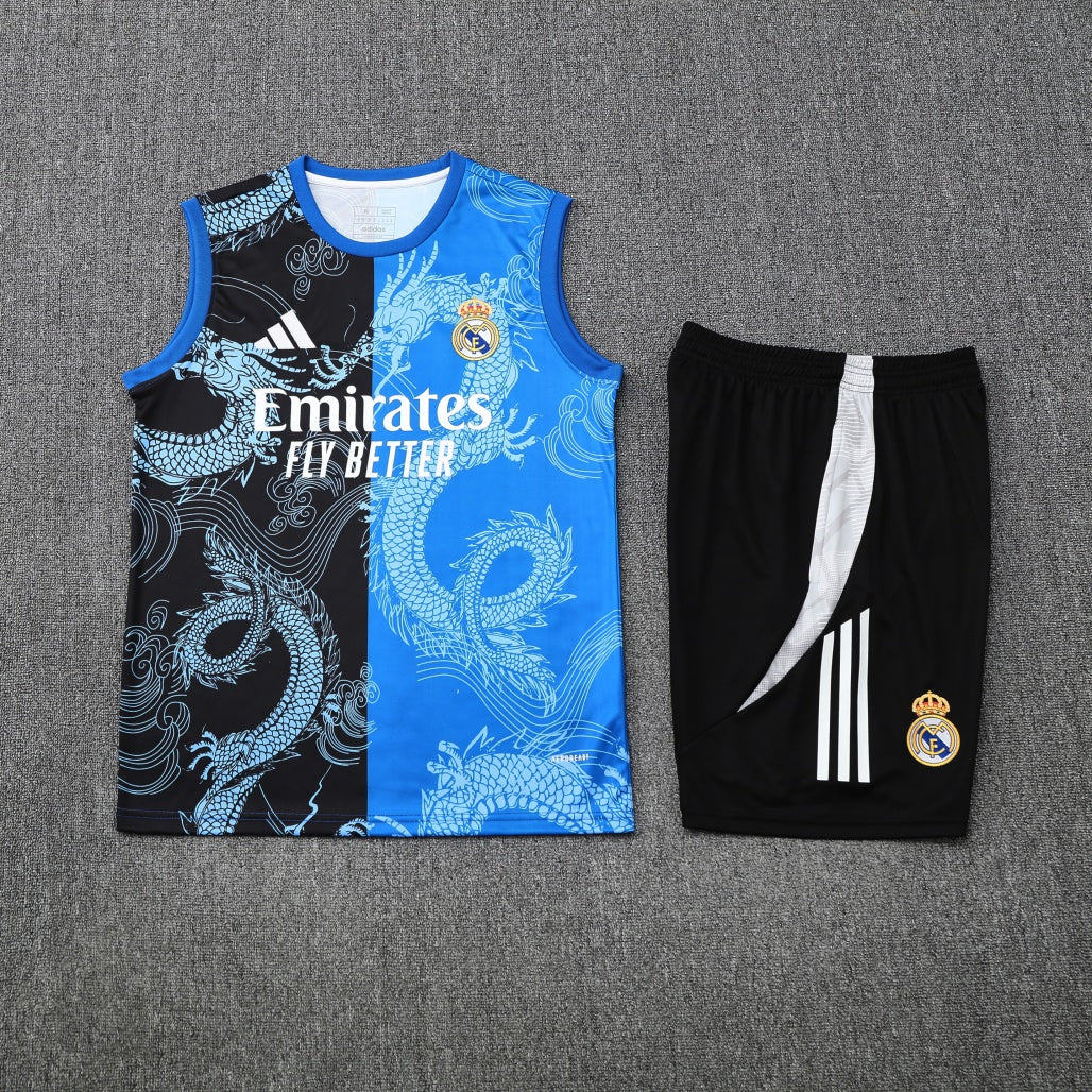 Real Madrid Vest Set Training Tracksuits 25/26 Football Kit Soccer Jersey