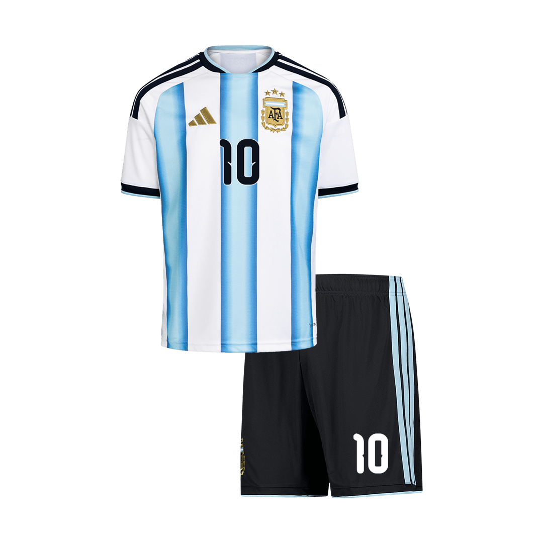 MESSI #10 Kids Argentina World Cup Home Kit 2026 [PREMIUM]