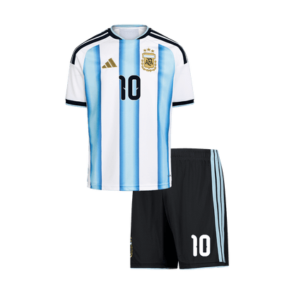 MESSI #10 Kids Argentina World Cup Home Kit 2026 [PREMIUM]