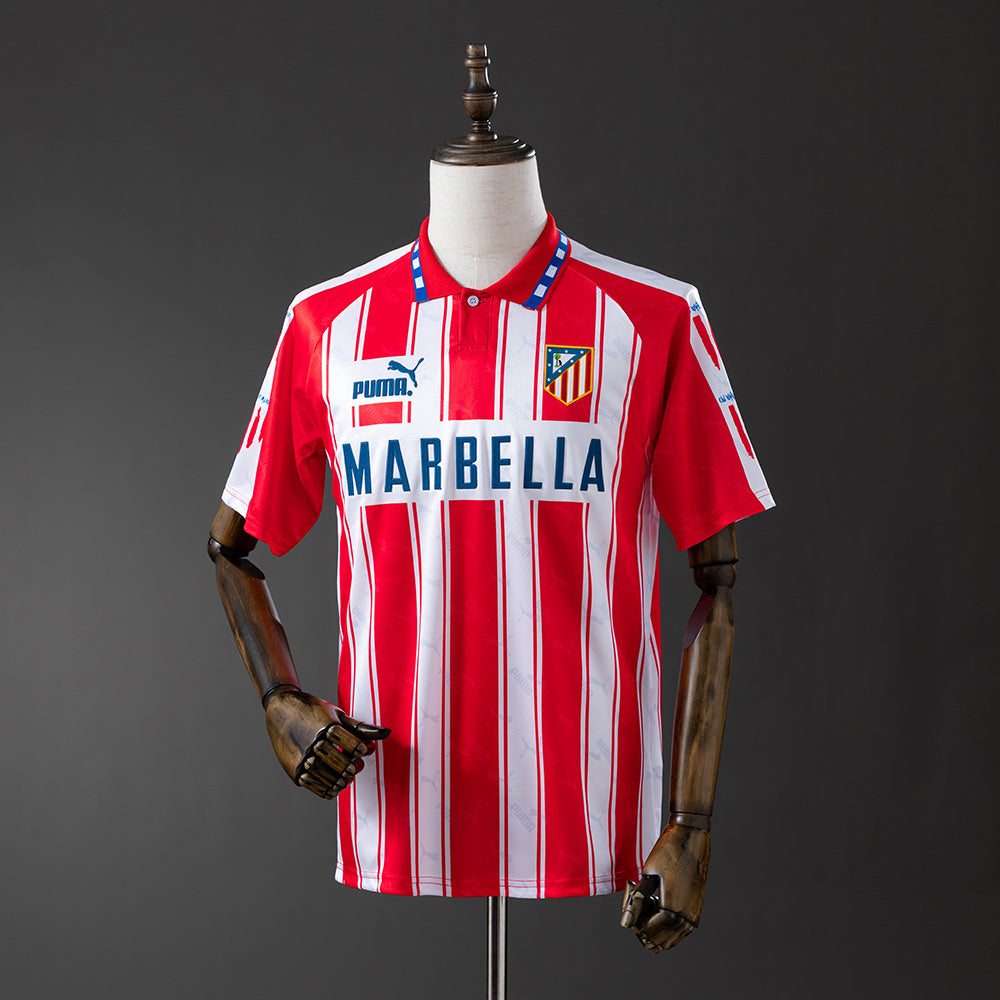 Atletico Madrid Jersey 1994-95 Home Retro Football Kit