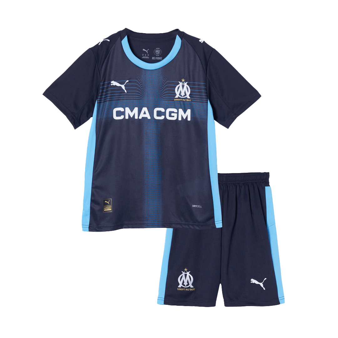 Kids Marseille Away Kit 2025/26