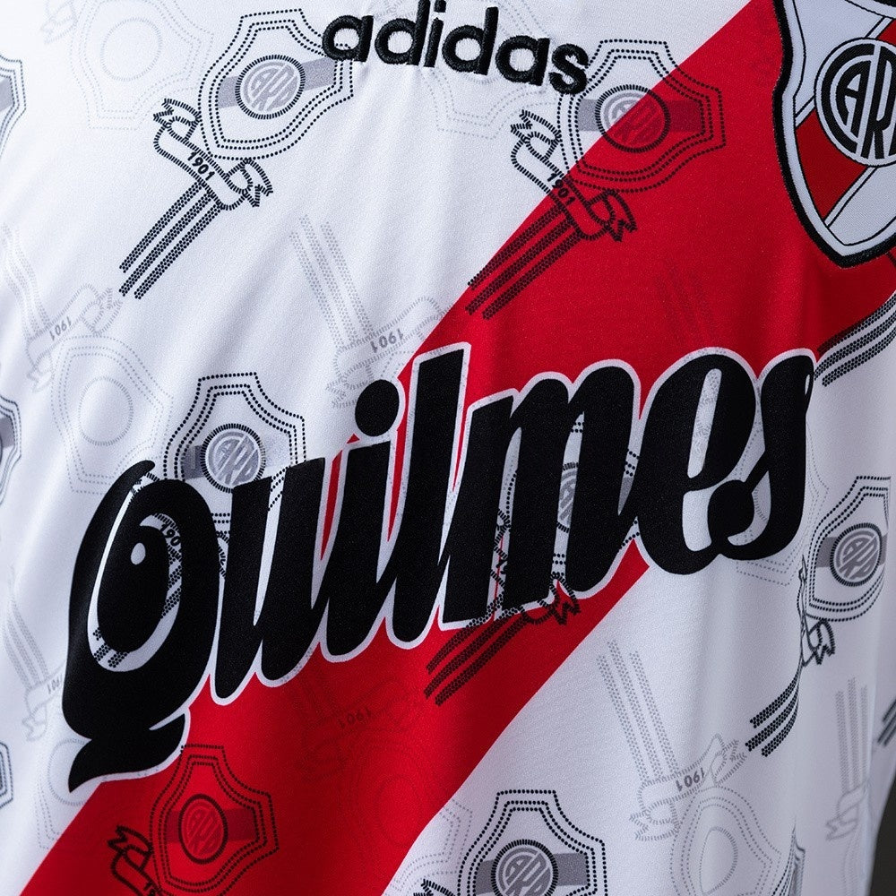 River Plate Jersey 1995-96 Home Retro Football Kit