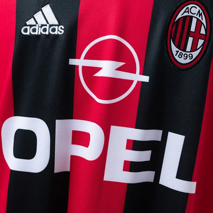AC Milan Jersey 2000-02 Home Retro Football Kit