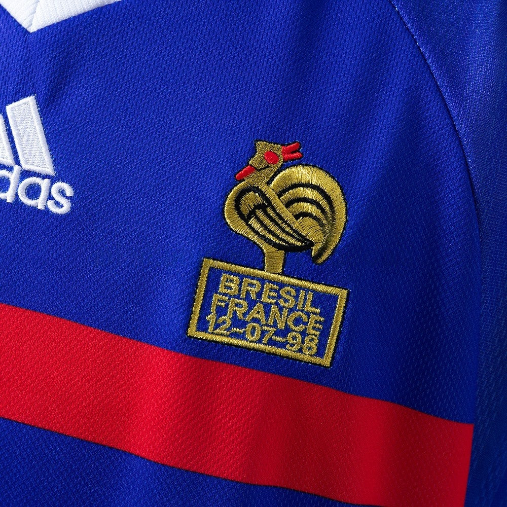 France Jersey 1998 Home Retro Football Kit
