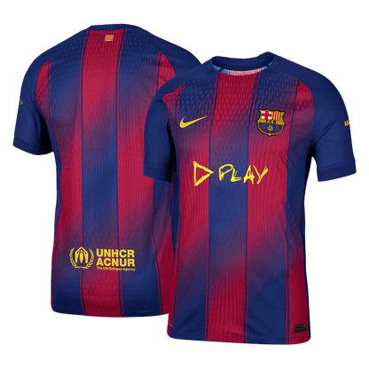 Mens Barcelona Home Jersey 2025/26 - Player Version (Slim Fit)