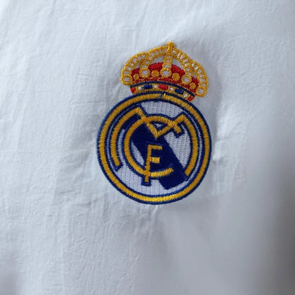 Real Madrid Windbreaker 2025/26 White Football Kit