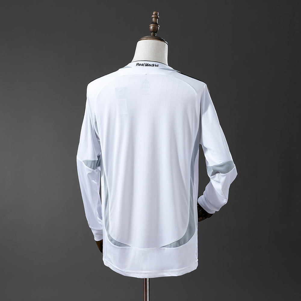 Real Madrid Jersey 2006/07 Home Retro Kit Long Sleeves