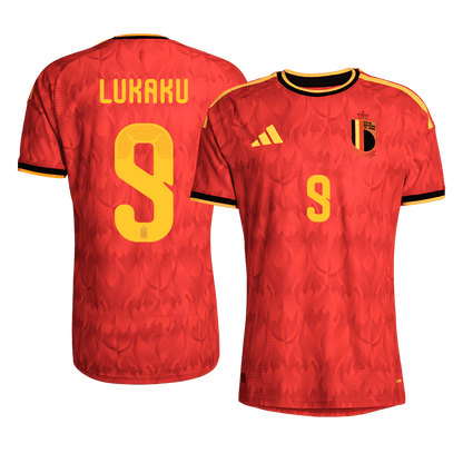 LUKAKU #9 Mens Belgium World Cup Home Jersey 2026 - Player Version (Slim Fit)