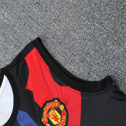 Manchester United Vest Set Training Tracksuits 25/26 Football Kit Soccer Jersey