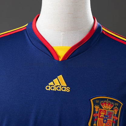 Spain Jersey 2010 Away Retro Football Kit Long Sleeves