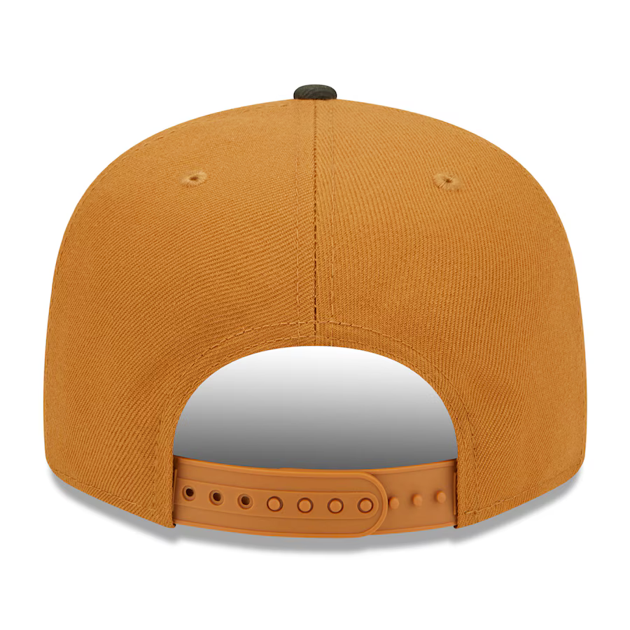 New Era Los Angeles Dodgers Color Pack 2-Tone 9FIFTY Snapback Hat-Brown/Charcoal