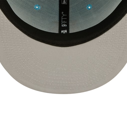 New Era Atlanta Braves 2-Tone Color Pack 9FIFTY Snapback Hat-Light Blue/Charcoal