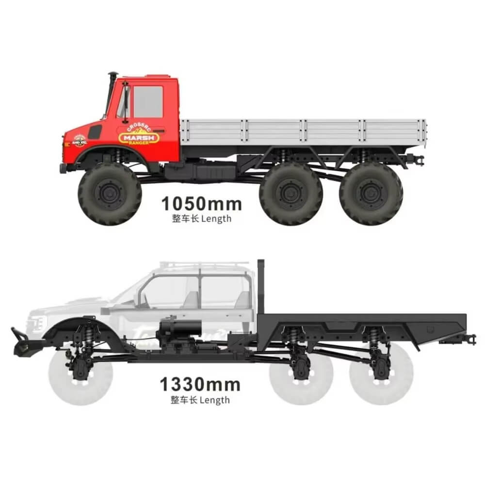 CROSSRC EMO XX2 XXL2 1/5 Scale 4WD 6WD Brushless RC Rock Crawler Steel Chassis ARTR/RTR