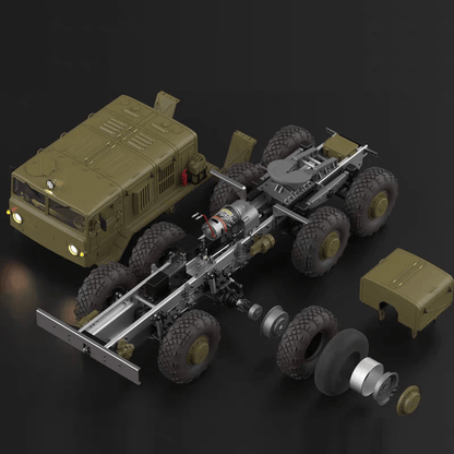 CROSSRC BC8 Mammoth 1/12 Scale 8x8 8WD RC Military Transport Crawler Off-Road KIT/RTR