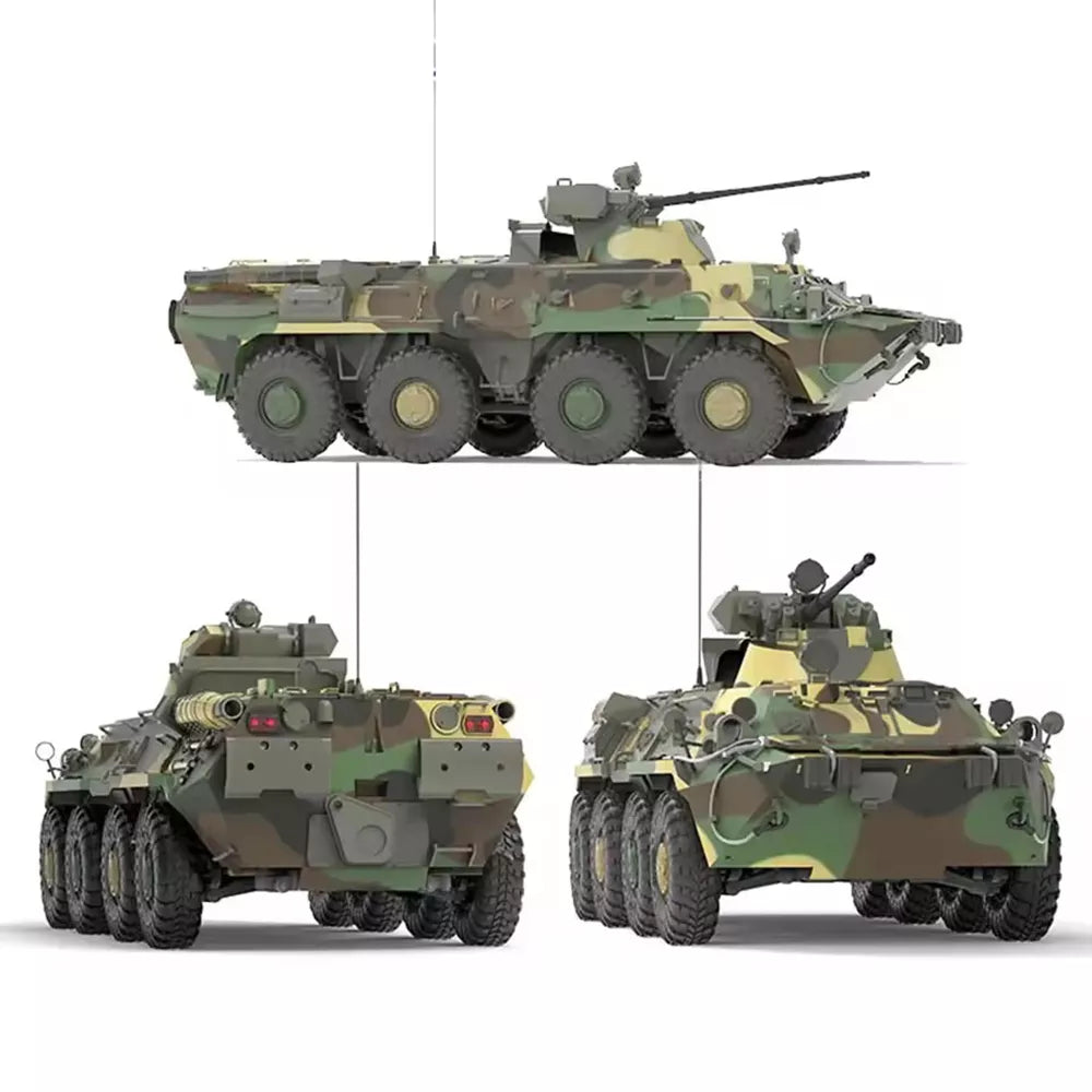 CROSSRC BT8 Rhino 1/12 Scale 8WD RC Military Amphibious Armored Truck Crawler KIT/RTR