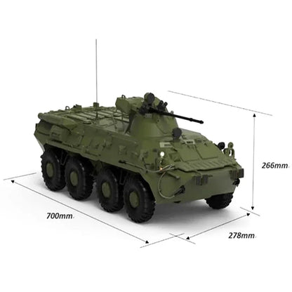 CROSSRC BT8 Rhino 1/12 Scale 8WD RC Military Amphibious Armored Truck Crawler KIT/RTR
