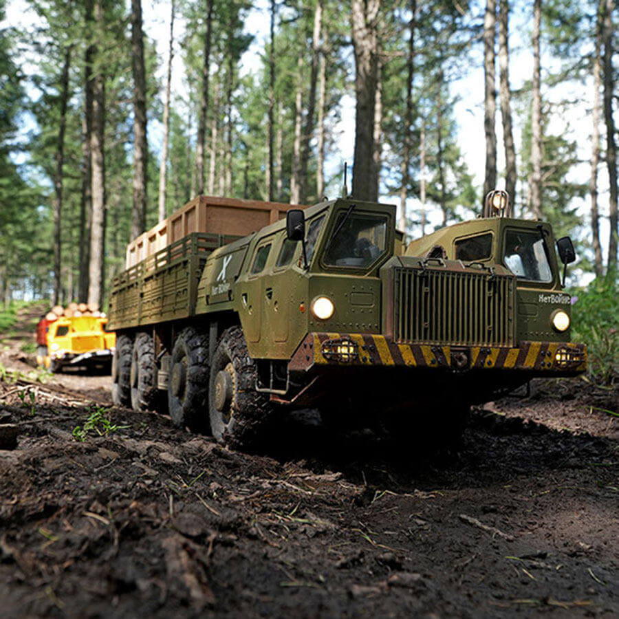 CROSSRC CC8 1/12 Scale 8x8 8WD RC Military Metal Transport Truck Crawler KIT/RTR