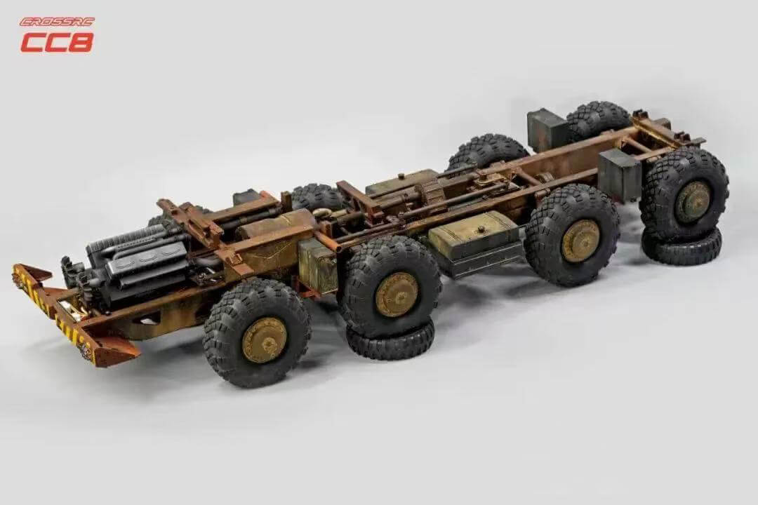 CROSSRC CC8 1/12 Scale 8x8 8WD RC Military Metal Transport Truck Crawler KIT/RTR