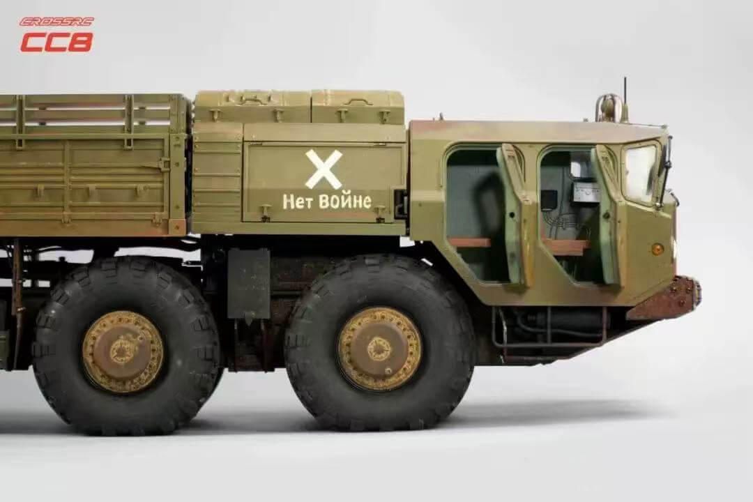 CROSSRC CC8 1/12 Scale 8x8 8WD RC Military Metal Transport Truck Crawler KIT/RTR
