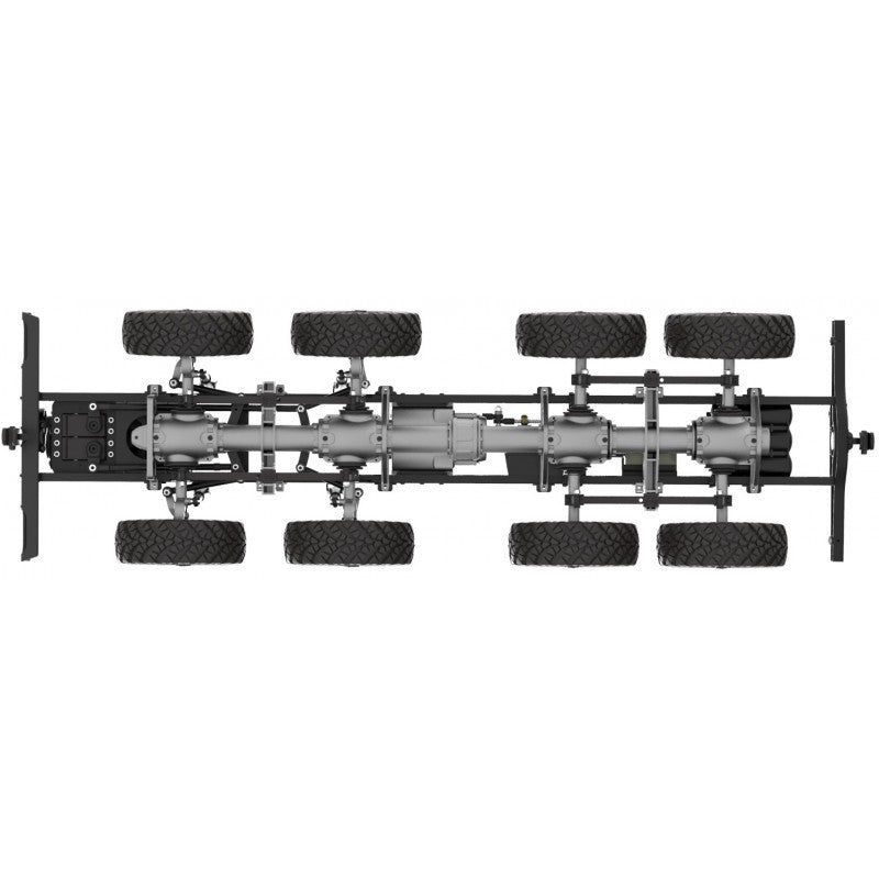 CROSSRC DC8 1/12 Scale 8x8 8WD RC Military Transport Truck Off-Road Crawler KIT/RTR