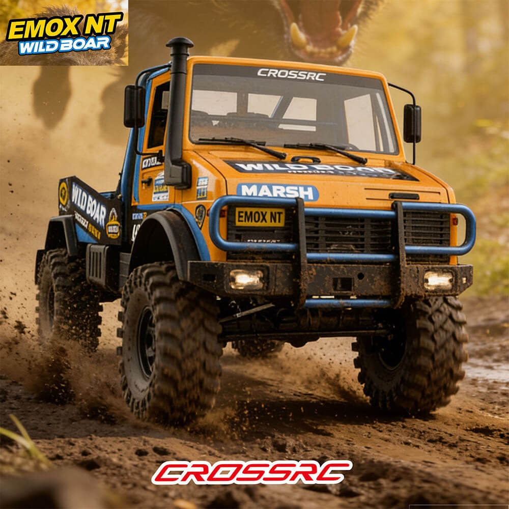 CROSSRC EMO X NT Wild Boar 1/8 Scale 4WD RC Crawler Off-Road Vehicle ARTR/RTR
