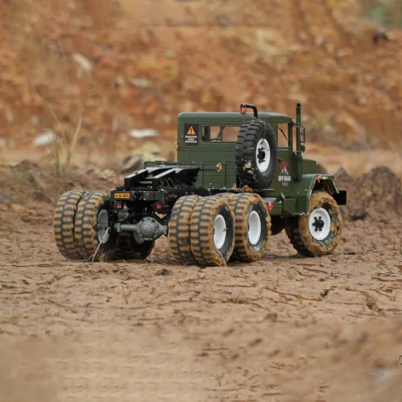 CROSSRC HC10 1/12 6WD 10-Tire RC Military Truck Dual Speed Off-Road Crawler KIT/RTR