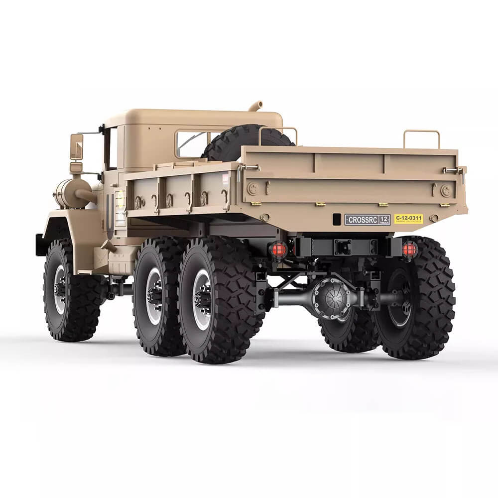 CROSSRC HC6 US M35 1/12 6WD RC Military Truck Dual Speed Off-Road Crawler KIT/RTR