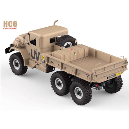 CROSSRC HC6 US M35 1/12 6WD RC Military Truck Dual Speed Off-Road Crawler KIT/RTR