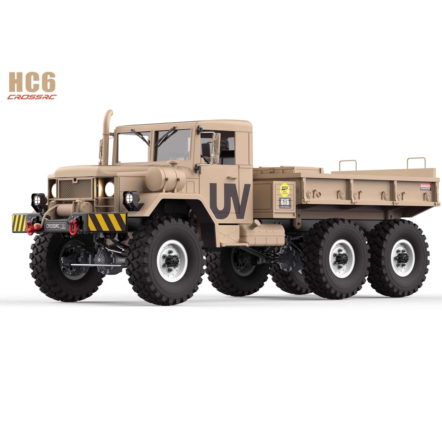 CROSSRC HC6 US M35 1/12 6WD RC Military Truck Dual Speed Off-Road Crawler KIT/RTR