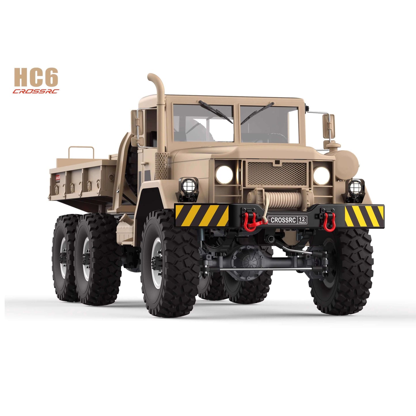 CROSSRC HC6 US M35 1/12 6WD RC Military Truck Dual Speed Off-Road Crawler KIT/RTR