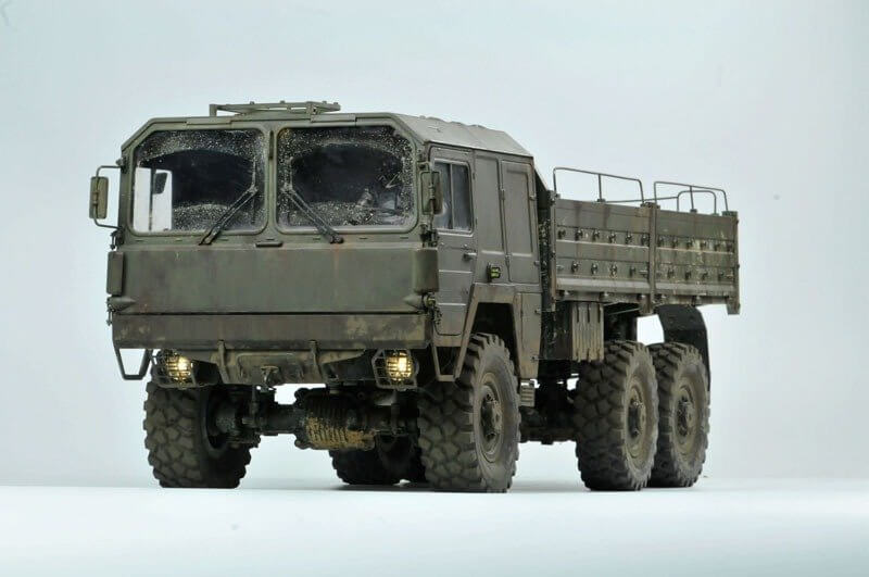 CROSSRC MC6 1/12 Scale 6WD RC Military Transport Crawler Off-Road Model KIT/RTR