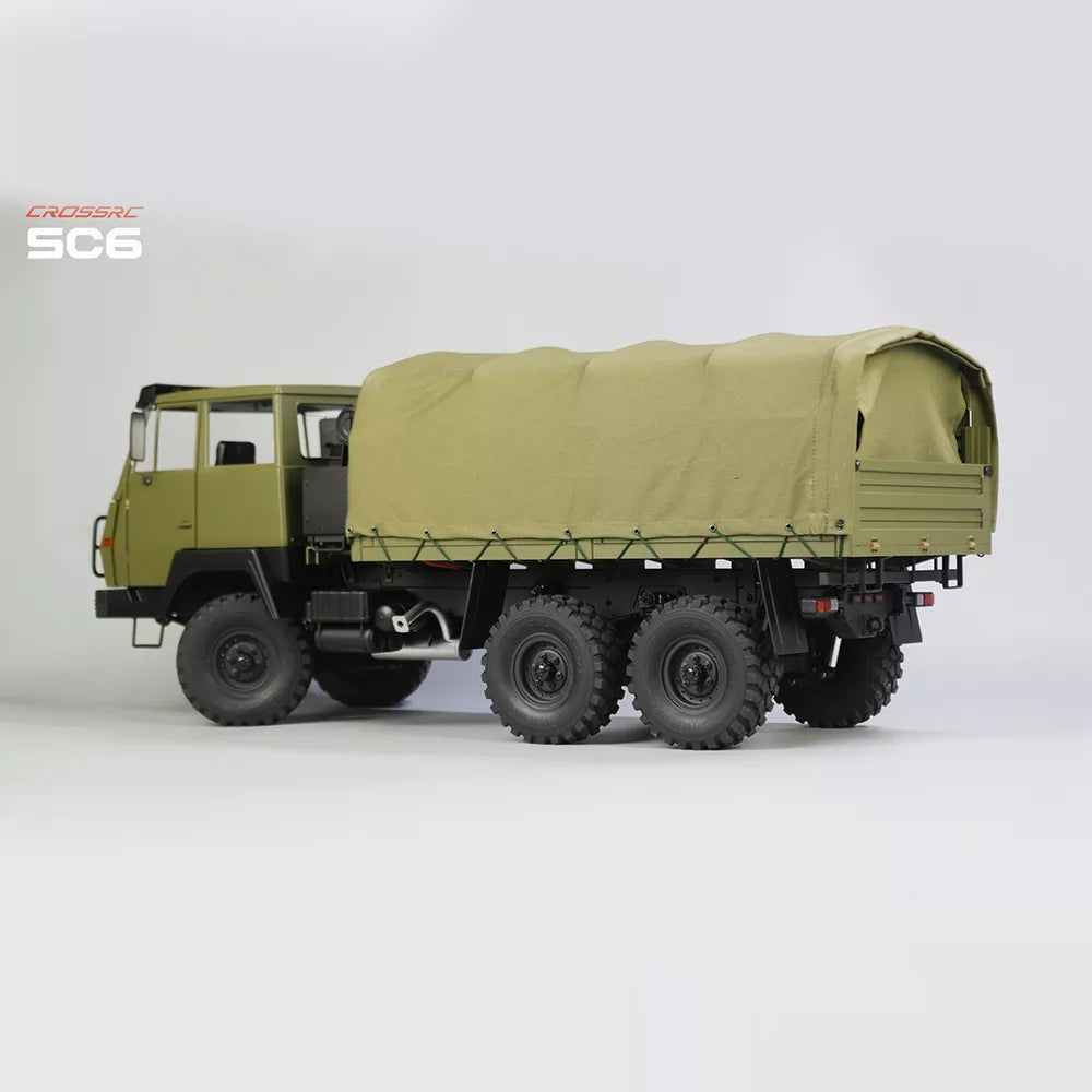 CROSSRC SC6 1/12 Scale 6x6 6WD RC Military Transport Truck Metal Chassis Crawler KIT/RT R