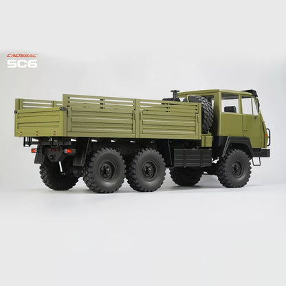 CROSSRC SC6 1/12 Scale 6x6 6WD RC Military Transport Truck Metal Chassis Crawler KIT/RT R