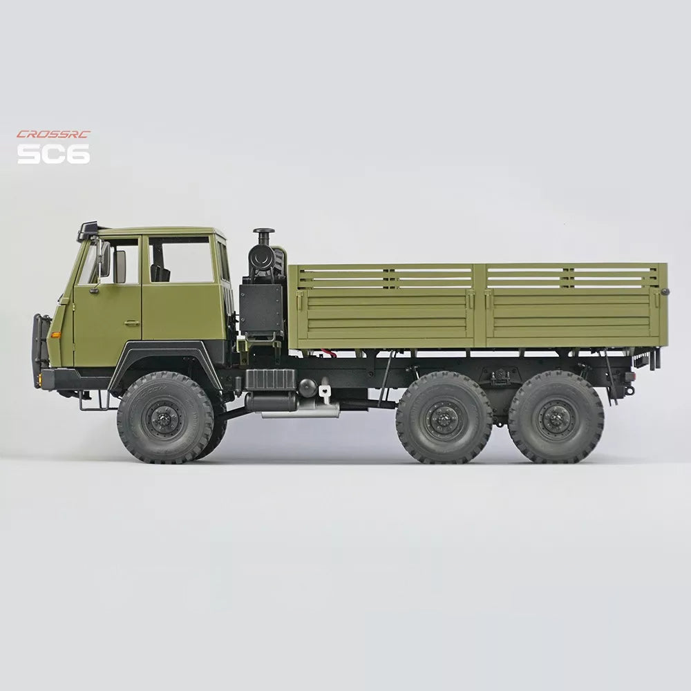 CROSSRC SC6 1/12 Scale 6x6 6WD RC Military Transport Truck Metal Chassis Crawler KIT/RT R