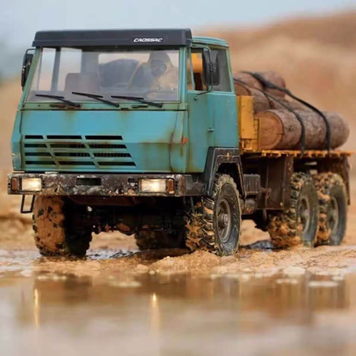 CROSSRC SC6 1/12 Scale 6x6 6WD RC Military Transport Truck Metal Chassis Crawler KIT/RT R