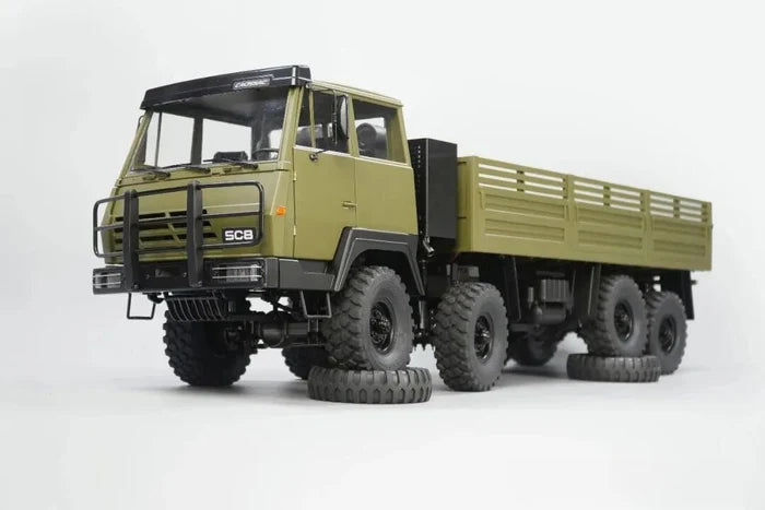 CROSSRC SC8 1/12 8x8 RC Military Truck Dual Front Axle Metal Version Crawler KIT/RTR
