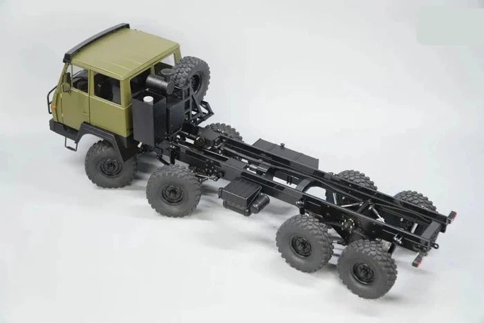 CROSSRC SC8 1/12 8x8 RC Military Truck Dual Front Axle Metal Version Crawler KIT/RTR