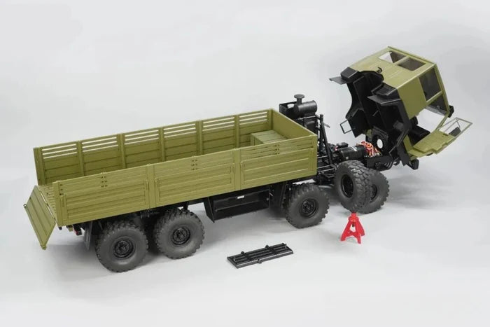 CROSSRC SC8 1/12 8x8 RC Military Truck Dual Front Axle Metal Version Crawler KIT/RTR