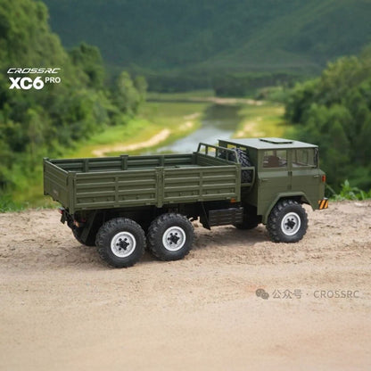 CROSSRC XC6 Pro 1/12 Scale 6WD RC Military Truck Dual Speed Off-Road Crawler RTR