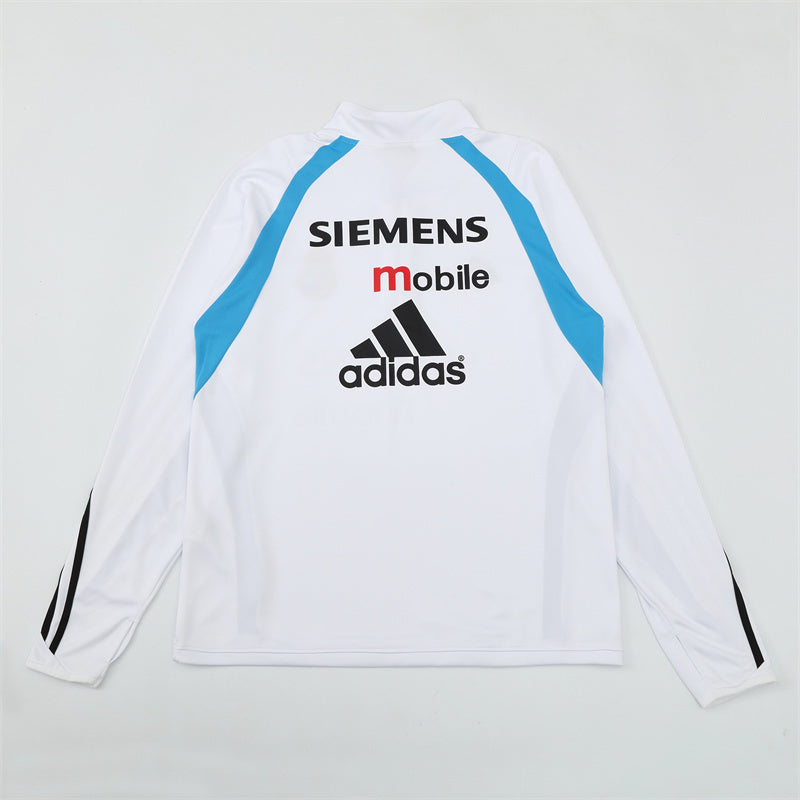 Retro Real Madrid Training Tracksuits 2003-04 Football Kit Soccer Jersey