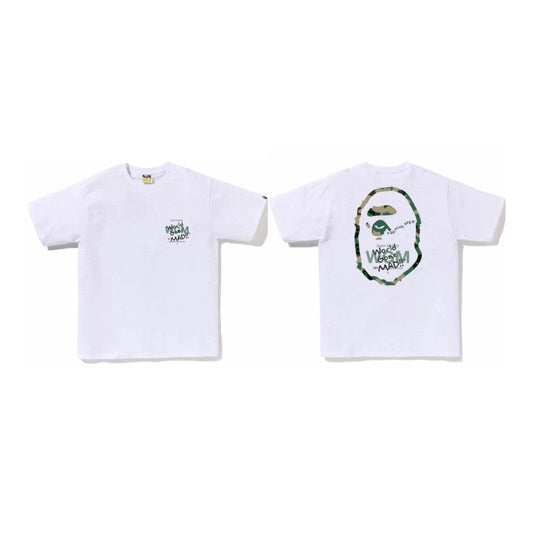 D762 Graphic Cotton T-Shirt - White