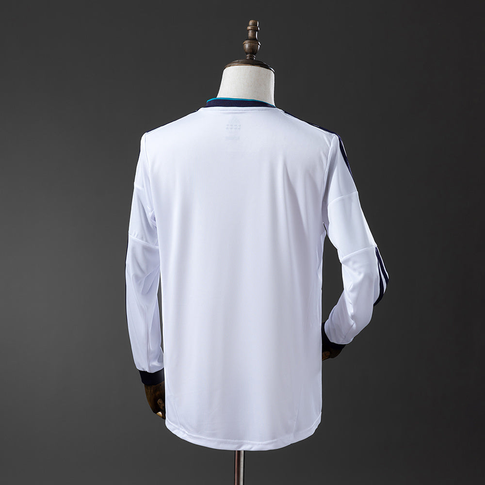 Real Madrid Jersey 2012-13 Home Retro Football Kit Long Sleeves