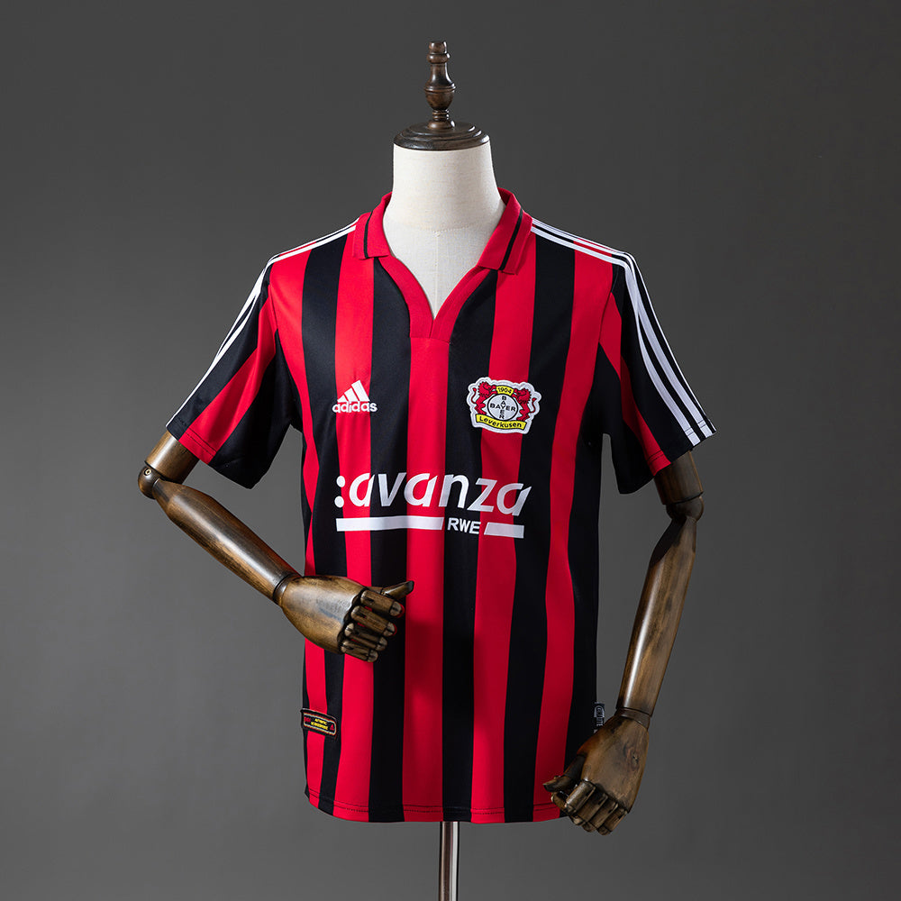 Bayer 04 Leverkusen Jersey 2000-01 Home Retro Football Kit