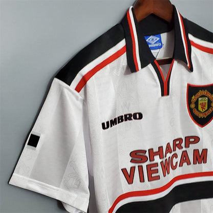 Manchester United Jersey Away Kit 1997/98 Retro Football Team Soccer Shirt